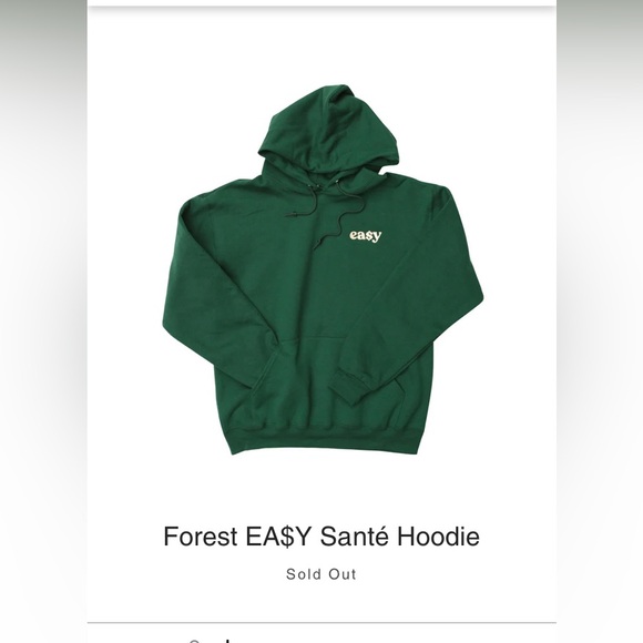 ea$y hoodie Med Sold out online - Picture 7 of 9